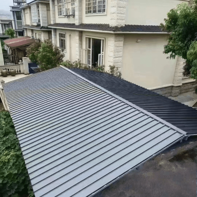 双层铝长城保温屋面板｜阳光房轻钢别墅雨棚专用 隔音隔热防锈耐用板材